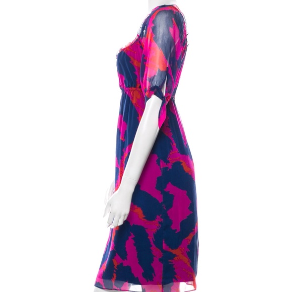 DVF Silk Dress 6 - Picture 2 of 4
